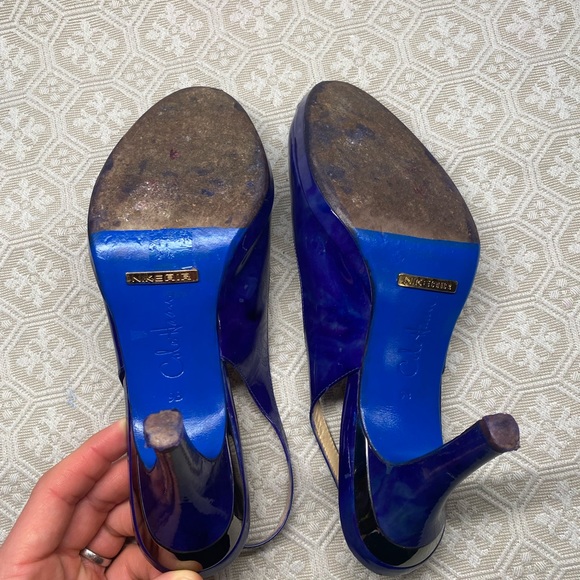 SOLD Custom Dyed Blue Cole Haan Heels - Picture 6 of 7
